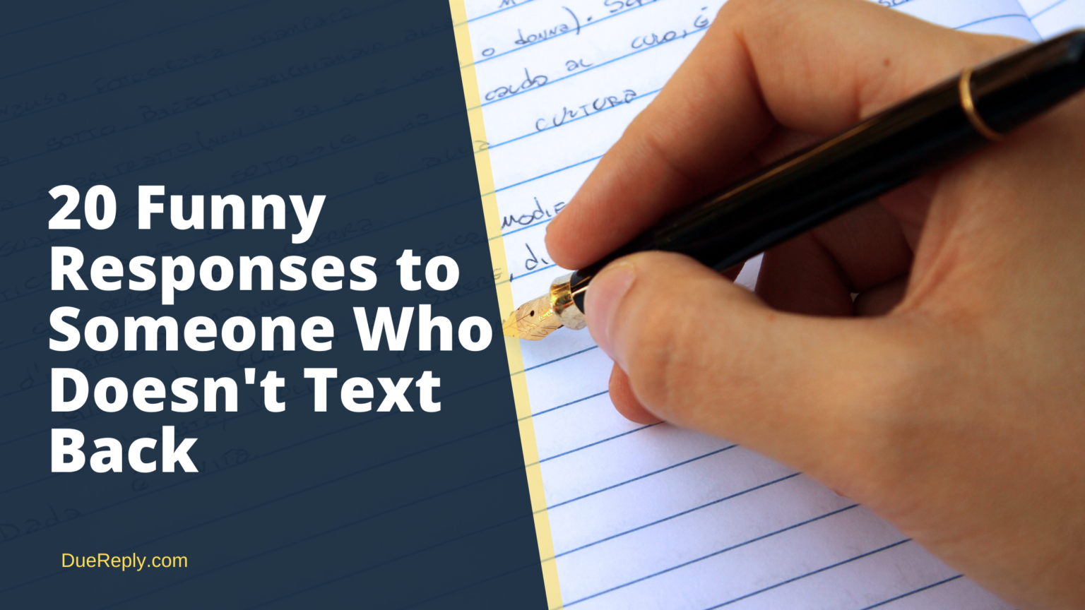 20 Funny Responses to Someone Who Doesn't Text Back - DueReply
