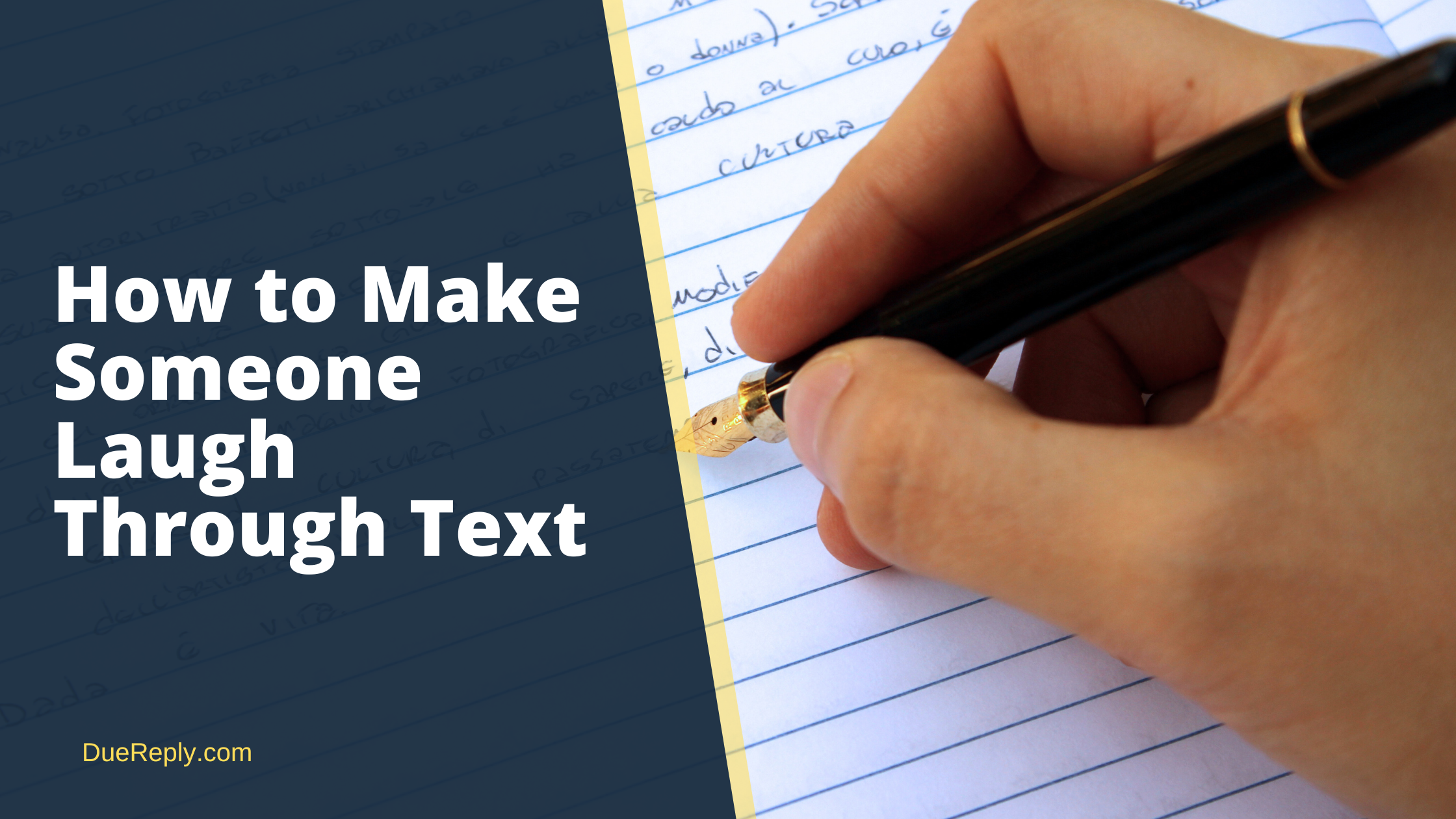 How to Make Someone Laugh Through Text